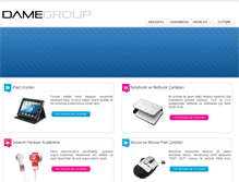 Tablet Screenshot of damegroup.com